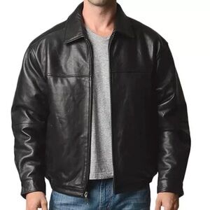 Vintage Boston Harbour leather jacket